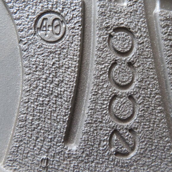 Ecco Brown Leather Dress Shoes Size 7.5 main image 7